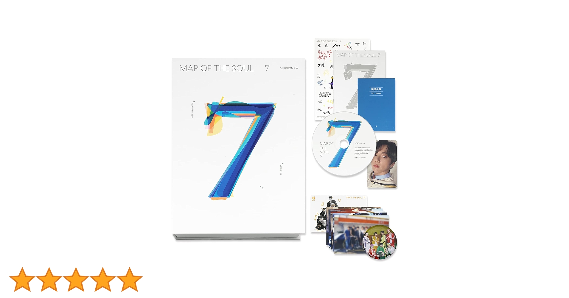 BTS THE MAP OF THE SOUL アルバム　CD セット　4種 BTS Album - MAP OF SOUL : 7 [ 4 ver. ] Package + Photo Book